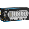 Mexen Vintis 10x żarówka filament LED E27, G125, 8W, Ciepła - 2700K, 680 lm, smoke - L158-E27-0827-70x10