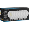 Mexen Vintis 10x żarówka filament LED E27, G125, 12W, Neutralna - 4000K, 1560 lm, clear - L158-E27-1240-00x10