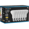 Mexen Nova 6x żarówka LED E27, R63, 8W, Ciepła - 3000K, 840 lm - L104-E27-0830-01x06