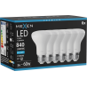 Mexen Nova 6x żarówka LED E27, R63, 8W, Zimna - 6500K, 840 lm - L104-E27-0865-01x06