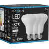 Mexen Nova 3x żarówka LED E27, R80, 15W, Neutralna - 4000K, 1575 lm - L105-E27-1540-01x03