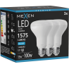 Mexen Nova 3x żarówka LED E27, R80, 15W, Zimna - 6500K, 1575 lm - L105-E27-1565-01x03