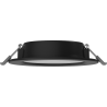 Mexen LDRR panel sufitowy downlight LED wpuszczany fi 12 cm, 6W, Neutralna - 4000K, 390 lm, czarny - L210-012-0640-70