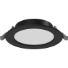 Mexen LDRR panel sufitowy downlight LED wpuszczany fi 12 cm, 6W, Neutralna - 4000K, 390 lm, czarny - L210-012-0640-70