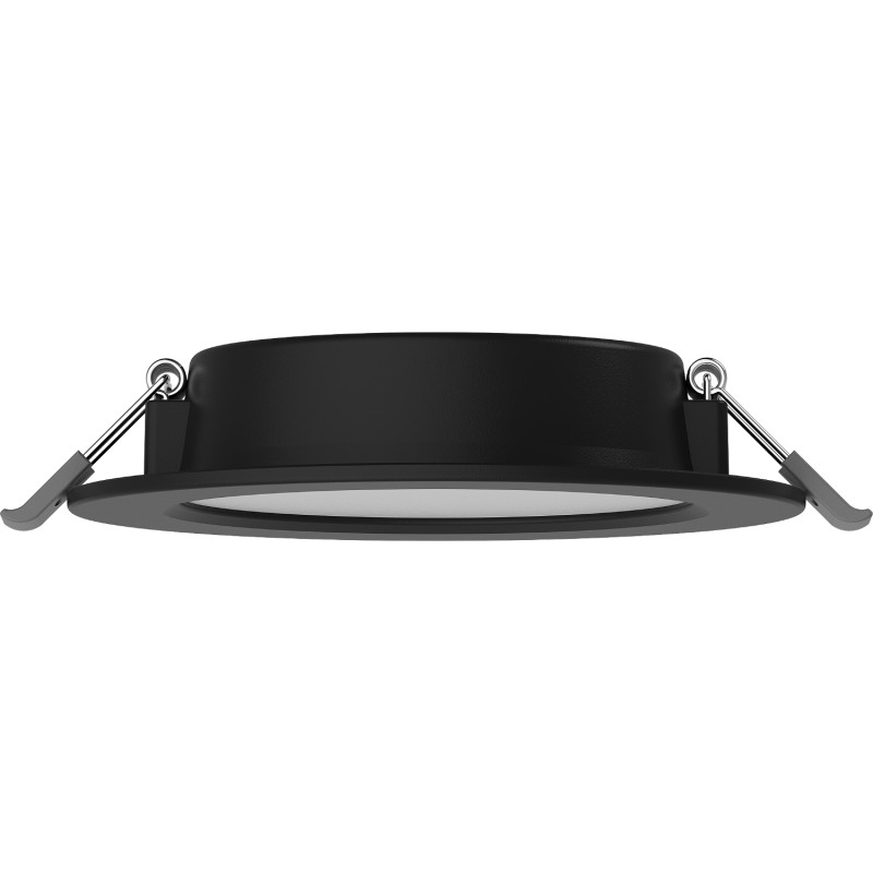 Mexen LDRR panel sufitowy downlight LED wpuszczany fi 12 cm, 6W, Zimna - 6500K, 450 lm, czarny - L210-012-0665-70