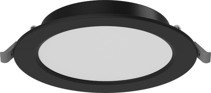 Mexen LDRR panel sufitowy downlight LED wpuszczany fi 14 cm, 9W, Neutralna - 4000K, 720 lm, czarny - L210-014-0940-70
