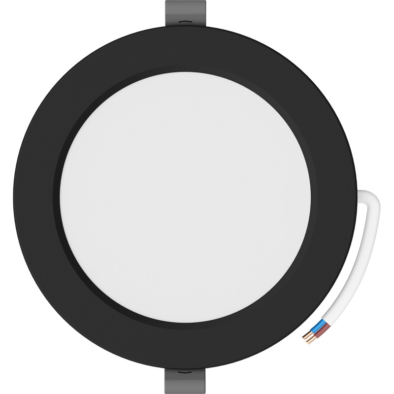Mexen LDRR panel sufitowy downlight LED wpuszczany fi 14 cm, 9W, Neutralna - 4000K, 720 lm, czarny - L210-014-0940-70