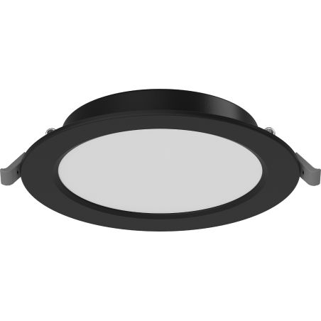 Mexen LDRR panel sufitowy downlight LED wpuszczany fi 14 cm, 9W, Zimna - 6500K, 720 lm, czarny - L210-014-0965-70