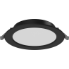 Mexen LDRR panel sufitowy downlight LED wpuszczany fi 14 cm, 9W, Zimna - 6500K, 720 lm, czarny - L210-014-0965-70