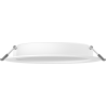 Mexen LDRR panel sufitowy downlight LED wpuszczany fi 17 cm, 12W, Neutralna - 4000K, 1320 lm, biały - L210-017-1240-20