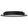 Mexen LDRR panel sufitowy downlight LED wpuszczany fi 17 cm, 12W, Neutralna - 4000K, 900 lm, czarny - L210-017-1240-70