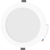 Mexen LDRR panel sufitowy downlight LED wpuszczany fi 17 cm, 12W, Zimna - 6500K, 1320 lm, biały - L210-017-1265-20