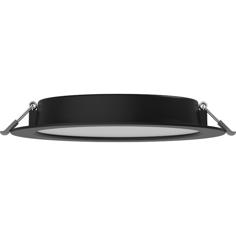 Mexen LDRR panel sufitowy downlight LED wpuszczany fi 17 cm, 12W, Zimna - 6500K, 960 lm, czarny - L210-017-1265-70