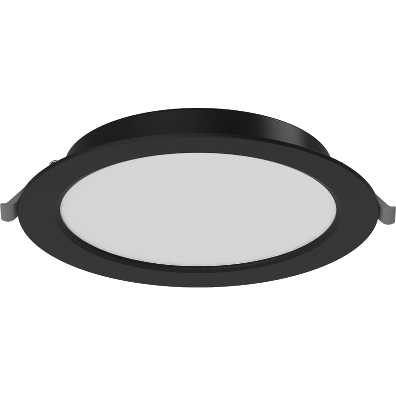 Mexen LDRR panel sufitowy downlight LED wpuszczany fi 17 cm, 12W, Zimna - 6500K, 960 lm, czarny - L210-017-1265-70