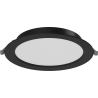 Mexen LDRR panel sufitowy downlight LED wpuszczany fi 17 cm, 12W, Zimna - 6500K, 960 lm, czarny - L210-017-1265-70