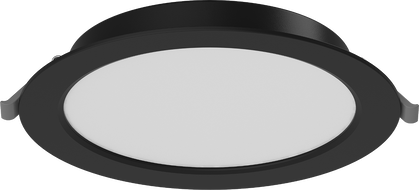 Mexen LDRR panel sufitowy downlight LED wpuszczany fi 17 cm, 12W, Zimna - 6500K, 960 lm, czarny - L210-017-1265-70