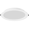 Mexen LDRR panel sufitowy downlight LED wpuszczany fi 22 cm, 18W, Neutralna - 4000K, 1980 lm, biały - L210-022-1840-20