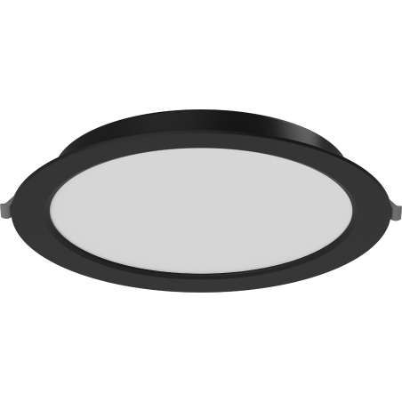 Mexen LDRR panel sufitowy downlight LED wpuszczany fi 22 cm, 18W, Neutralna - 4000K, 1440 lm, czarny - L210-022-1840-70