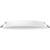 Mexen LDRR panel sufitowy downlight LED wpuszczany fi 22 cm, 18W, Zimna - 6500K, 1980 lm, biały - L210-022-1865-20