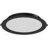 Mexen LDRR panel sufitowy downlight LED wpuszczany fi 22 cm, 18W, Zimna - 6500K, 1440 lm, czarny - L210-022-1865-70