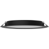 Mexen LDRR panel sufitowy downlight LED wpuszczany fi 22 cm, 18W, Zimna - 6500K, 1440 lm, czarny - L210-022-1865-70