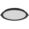 Mexen LDRR panel sufitowy downlight LED wpuszczany fi 30 cm, 24W, Zimna - 6500K, 1920 lm, czarny - L210-030-2465-70