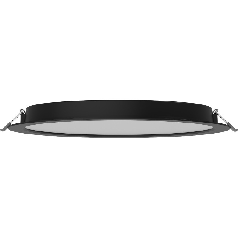 Mexen LDRR panel sufitowy downlight LED wpuszczany fi 30 cm, 24W, Zimna - 6500K, 1920 lm, czarny - L210-030-2465-70