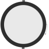 Mexen LDRR panel sufitowy downlight LED wpuszczany fi 30 cm, 24W, Zimna - 6500K, 1920 lm, czarny - L210-030-2465-70