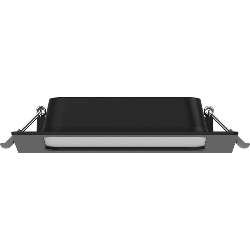 Mexen LDRR panel sufitowy downlight LED wpuszczany 14 x 14 cm, 9W, Zimna - 6500K, 720 lm, czarny - L211-014-0965-70