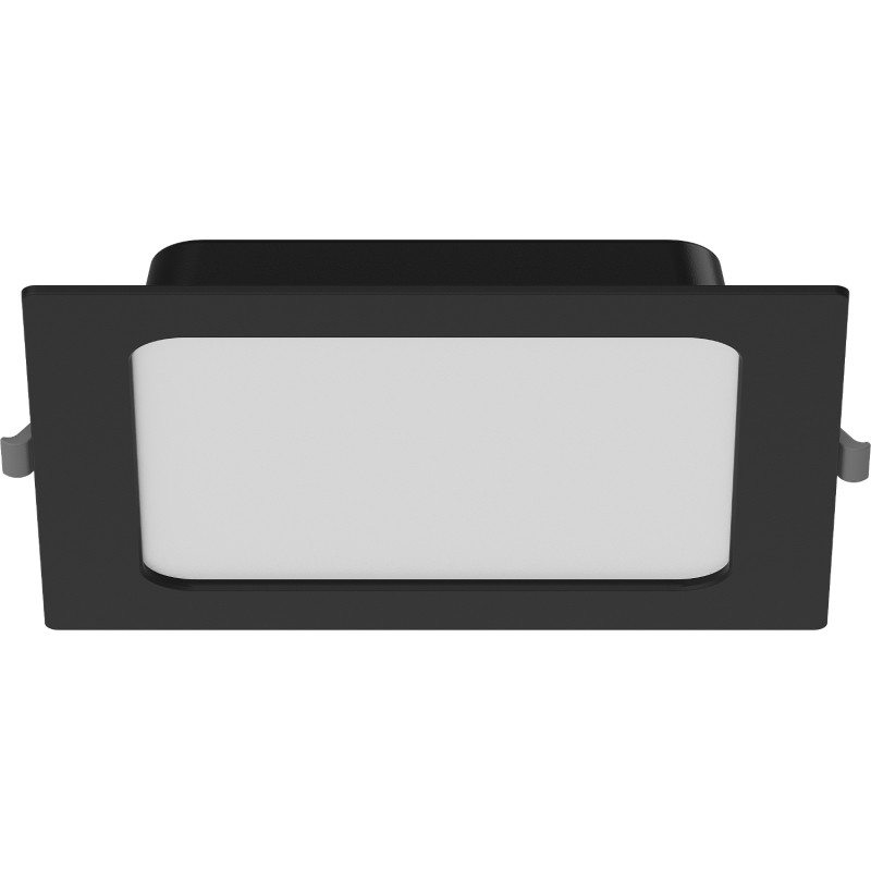 Mexen LDRR panel sufitowy downlight LED wpuszczany 17 x 17 cm, 12W, Neutralna - 4000K, 1320 lm, czarny - L211-017-1240-70