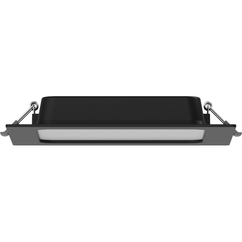Mexen LDRR panel sufitowy downlight LED wpuszczany 17 x 17 cm, 12W, Zimna - 6500K, 780 lm, czarny - L211-017-1265-70