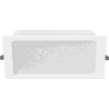 Mexen LDRR panel sufitowy downlight LED wpuszczany 22 x 22 cm, 18W, Zimna - 6500K, 1980 lm, biały - L211-022-1865-20