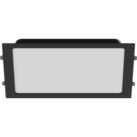 Mexen LDRR panel sufitowy downlight LED wpuszczany 30 x 30 cm, 24W, Neutralna - 4000K, 1920 lm, czarny - L211-030-2440-70
