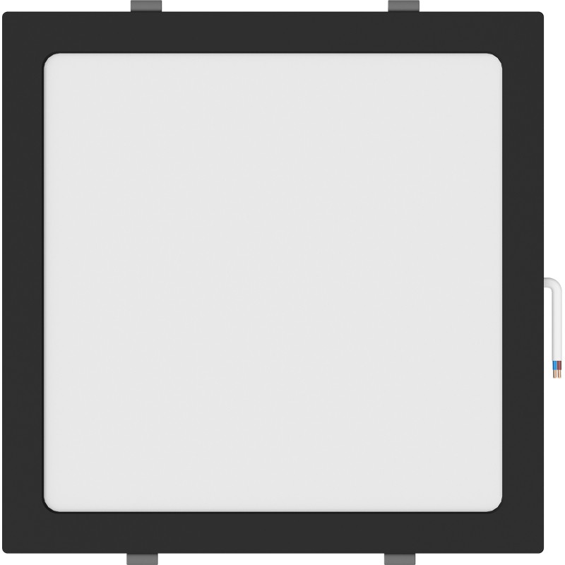Mexen LDRR panel sufitowy downlight LED wpuszczany 30 x 30 cm, 24W, Neutralna - 4000K, 1920 lm, czarny - L211-030-2440-70