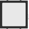 Mexen LDRR panel sufitowy downlight LED wpuszczany 30 x 30 cm, 24W, Neutralna - 4000K, 1920 lm, czarny - L211-030-2440-70