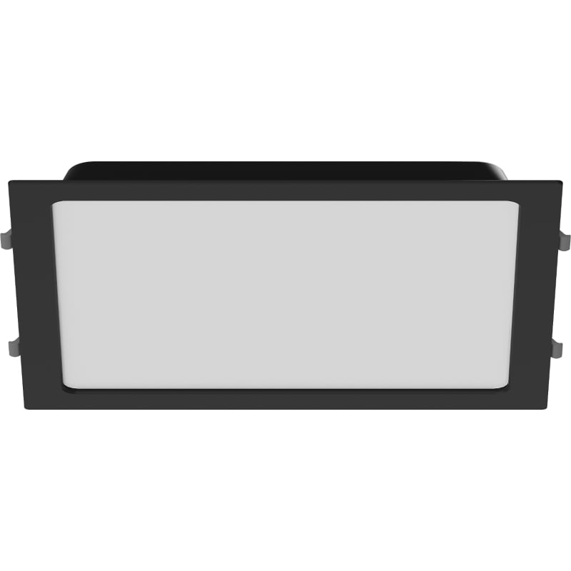 Mexen LDRR panel sufitowy downlight LED wpuszczany 30 x 30 cm, 24W, Zimna - 6500K, 1920 lm, czarny - L211-030-2465-70