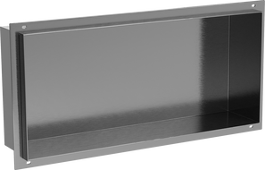 Mexen X-Wall-NR półka wnękowa bez kołnierza 45 x 20 cm, gun gray szczotkowany - 19E1452010