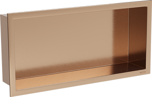 Mexen X-Wall-R półka wnękowa z kołnierzem 45 x 20 cm, miedź szczotkowana - 19C0452010