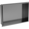 Mexen X-Wall-NR półka wnękowa bez kołnierza 45 x 30 cm, gun gray szczotkowany - 19E1453010