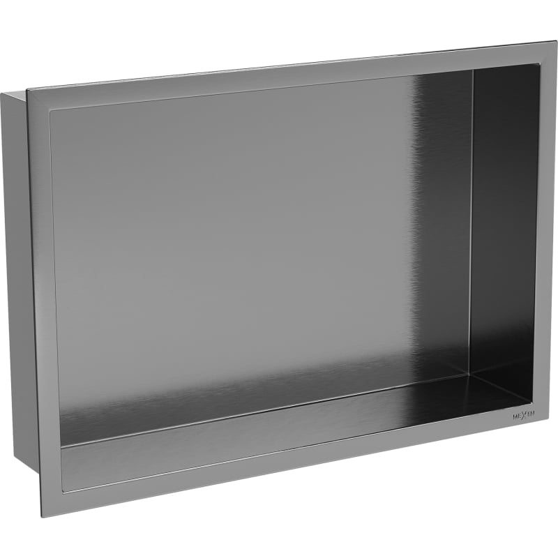 Mexen X-Wall-R półka wnękowa z kołnierzem 45 x 30 cm, gun gray szczotkowany - 19E0453010