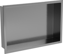 Mexen X-Wall-R półka wnękowa z kołnierzem 45 x 30 cm, gun gray szczotkowany - 19E0453010
