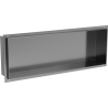 Mexen X-Wall-NR półka wnękowa bez kołnierza 60 x 20 cm, gun gray szczotkowany - 19E1602010