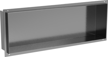 Mexen X-Wall-NR półka wnękowa bez kołnierza 60 x 20 cm, gun gray szczotkowany - 19E1602010