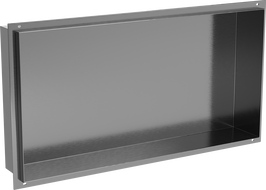 Mexen X-Wall-NR półka wnękowa bez kołnierza 60 x 30 cm, gun gray szczotkowany - 19E1603010