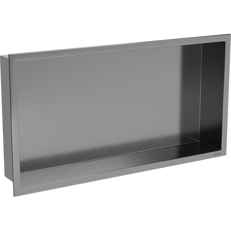 Mexen X-Wall-R półka wnękowa z kołnierzem 60 x 30 cm, gun gray szczotkowany - 19E0603010