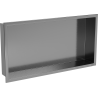 Mexen X-Wall-R półka wnękowa z kołnierzem 60 x 30 cm, gun gray szczotkowany - 19E0603010