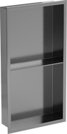 Mexen X-Wall-R półka wnękowa z kołnierzem i półką 60 x 30 cm, gun gray szczotkowany - 19E0603010S