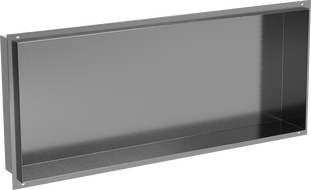 Mexen X-Wall-NR półka wnękowa bez kołnierza 75 x 30 cm, gun gray szczotkowany - 19E1753010