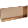 Mexen X-Wall-R półka wnękowa z kołnierzem 75 x 30 cm, miedź szczotkowana - 19C0753010