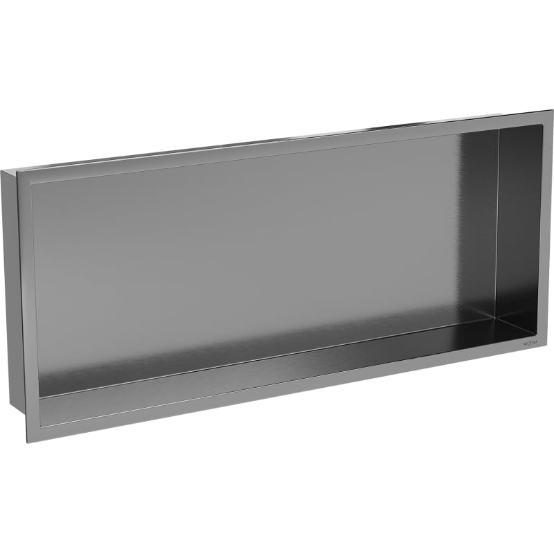 Mexen X-Wall-R półka wnękowa z kołnierzem 75 x 30 cm, gun gray szczotkowany - 19E0753010